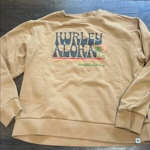 Hurley Tan Aloha Graphic Sweatshirt